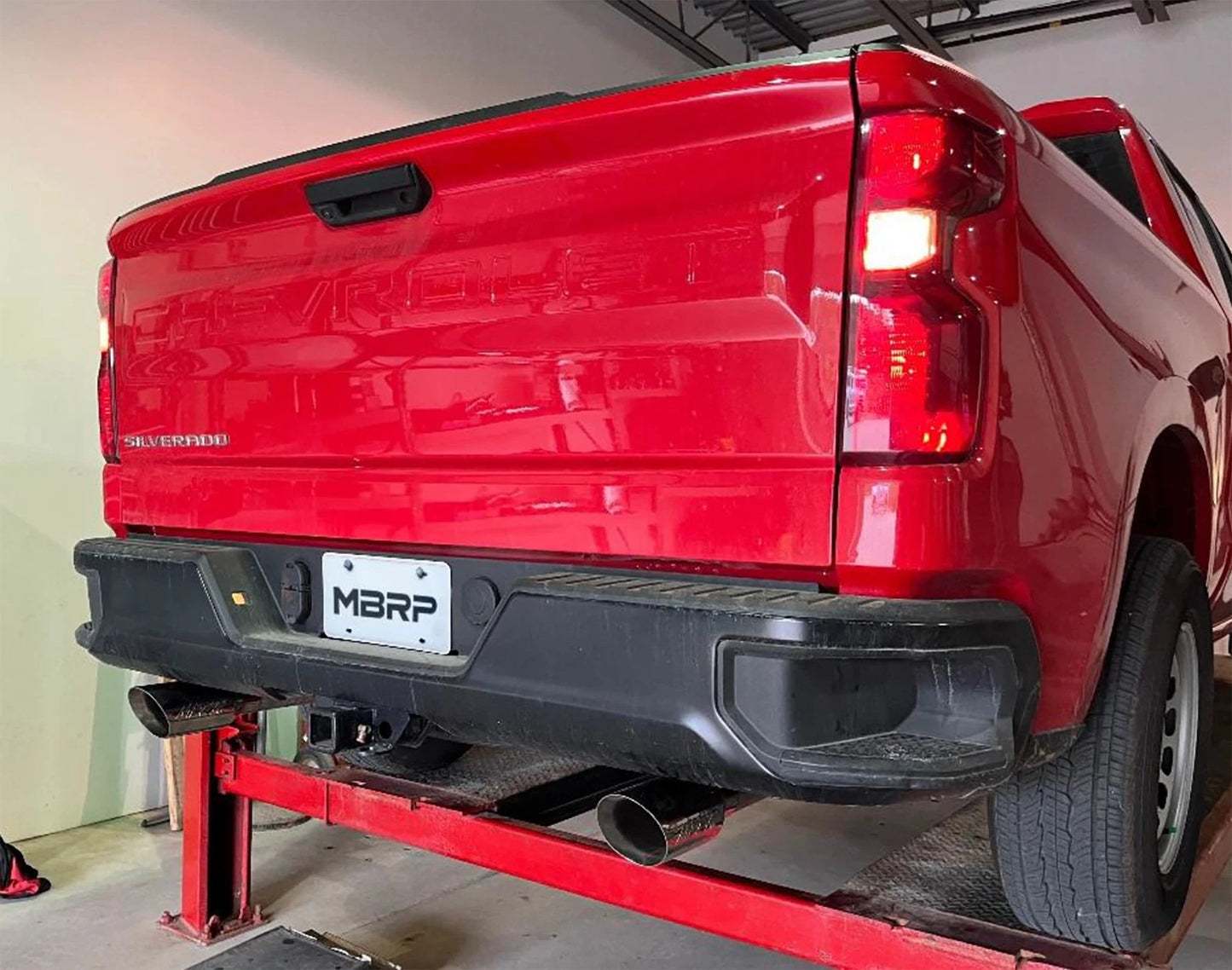 MBRP 2019+ Chevrolet Silverado 1500 / 2019+ GMC Sierra 1500 Alum. 3in Armor Black Cat-Back Exhaust