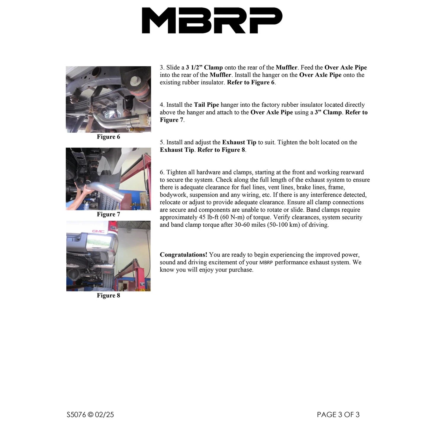 MBRP 11-19 Chevy/GMC 2500HD PU 6.0L V8 Single Side Exit T409 Cat Back Perf Exhaust