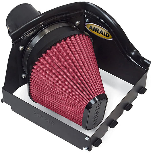 Airaid 08-10 Ford F-250/350 5.4L V8/6.8L V10 CAD Intake System w/o Tube (Oiled / Red Media)