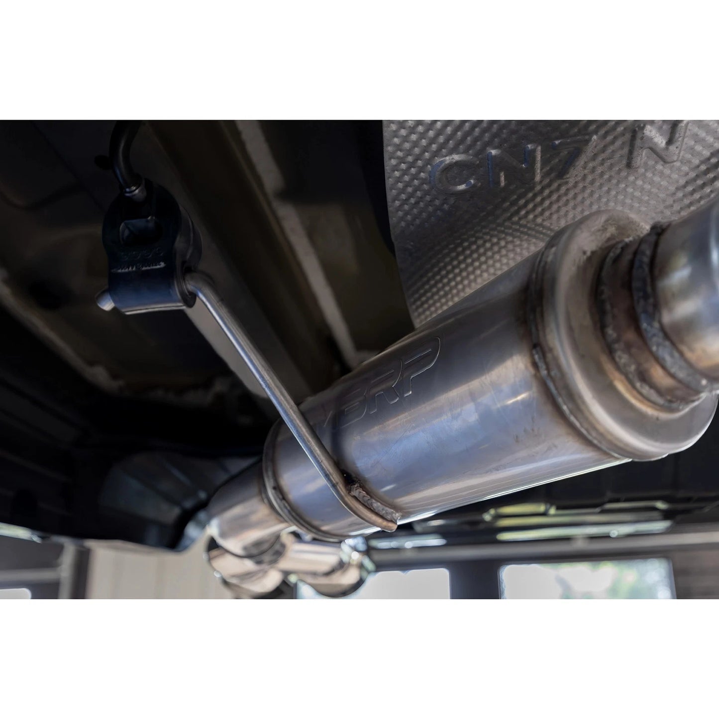 MBRP 21-24 Hyundai Elantra Aluminized Steel 3in Axle-Back Single Rear Exit with Dual Outlet Tip