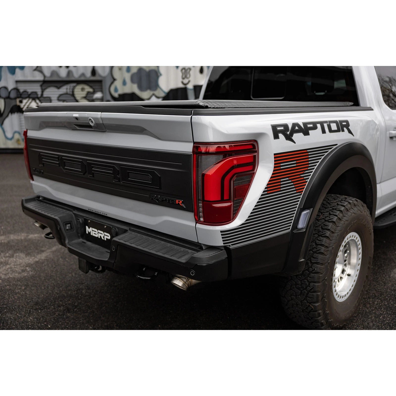 MBRP 2022+ Ford F-150 Raptor 3.5L / Raptor R 5.2L T304 3in Dual Rear Exit Turndown Axle Back Exhaust