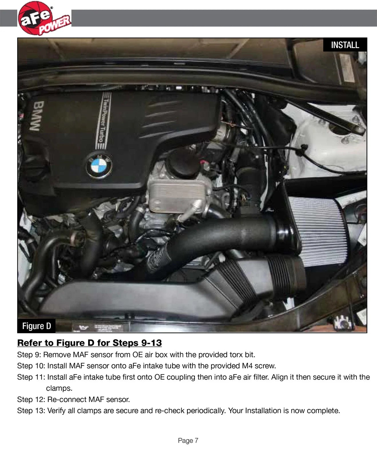 aFe MagnumFORCE Intake System Stage-2 Pro 5R 12-15 BMW X1 (E84) 2.0L N20