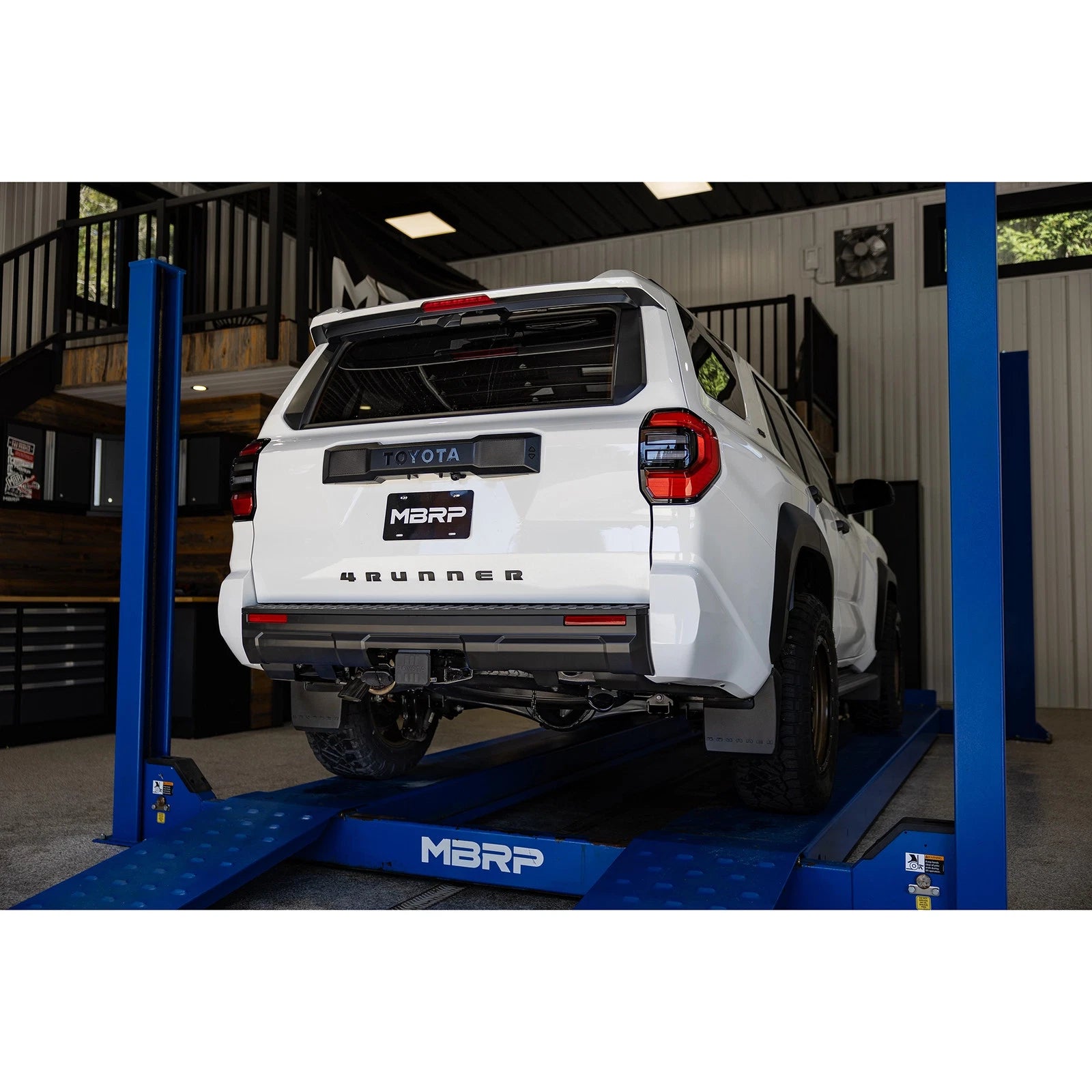 MBRP 24-26 Toyota Land Cruiser 2.4L 3in Cat-Back Single Rear High-Clearance Turn Down - T304