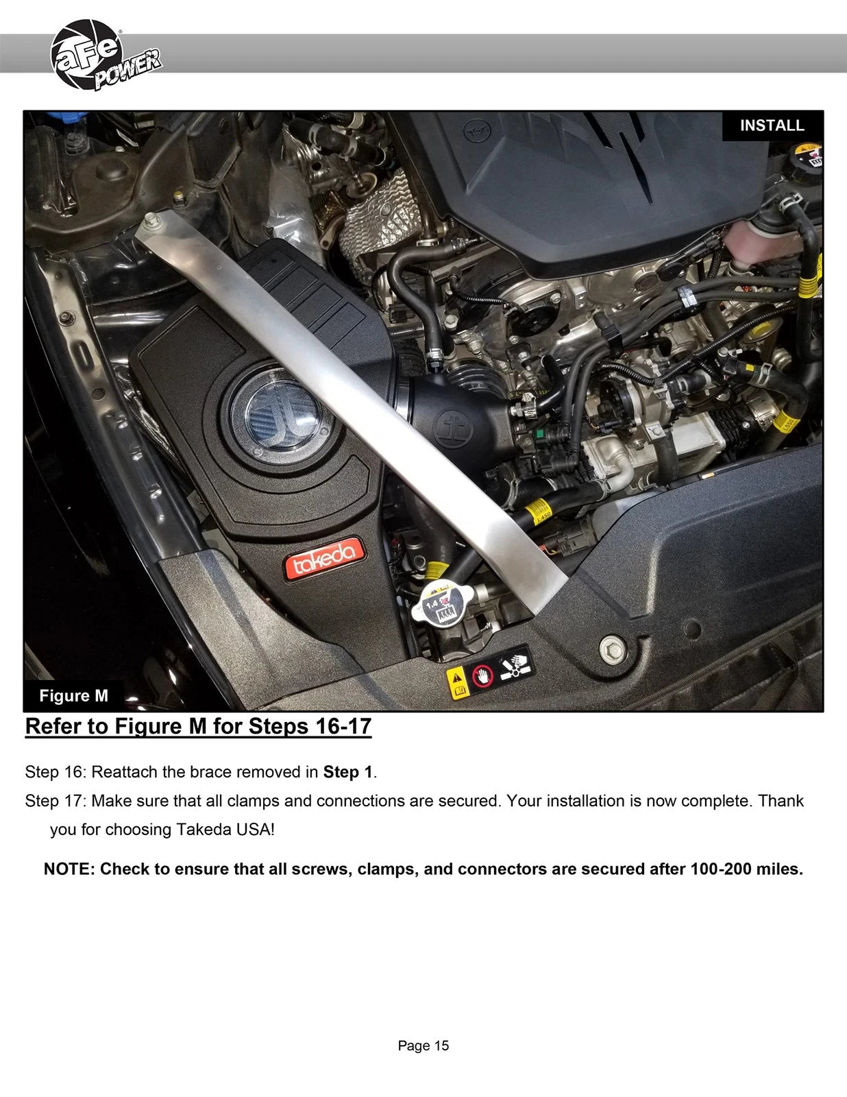 aFe 18-21 Kia Stinger L4 2.0L Takeda Momentum Cold Air Intake System w/ Pro 5R Filter
