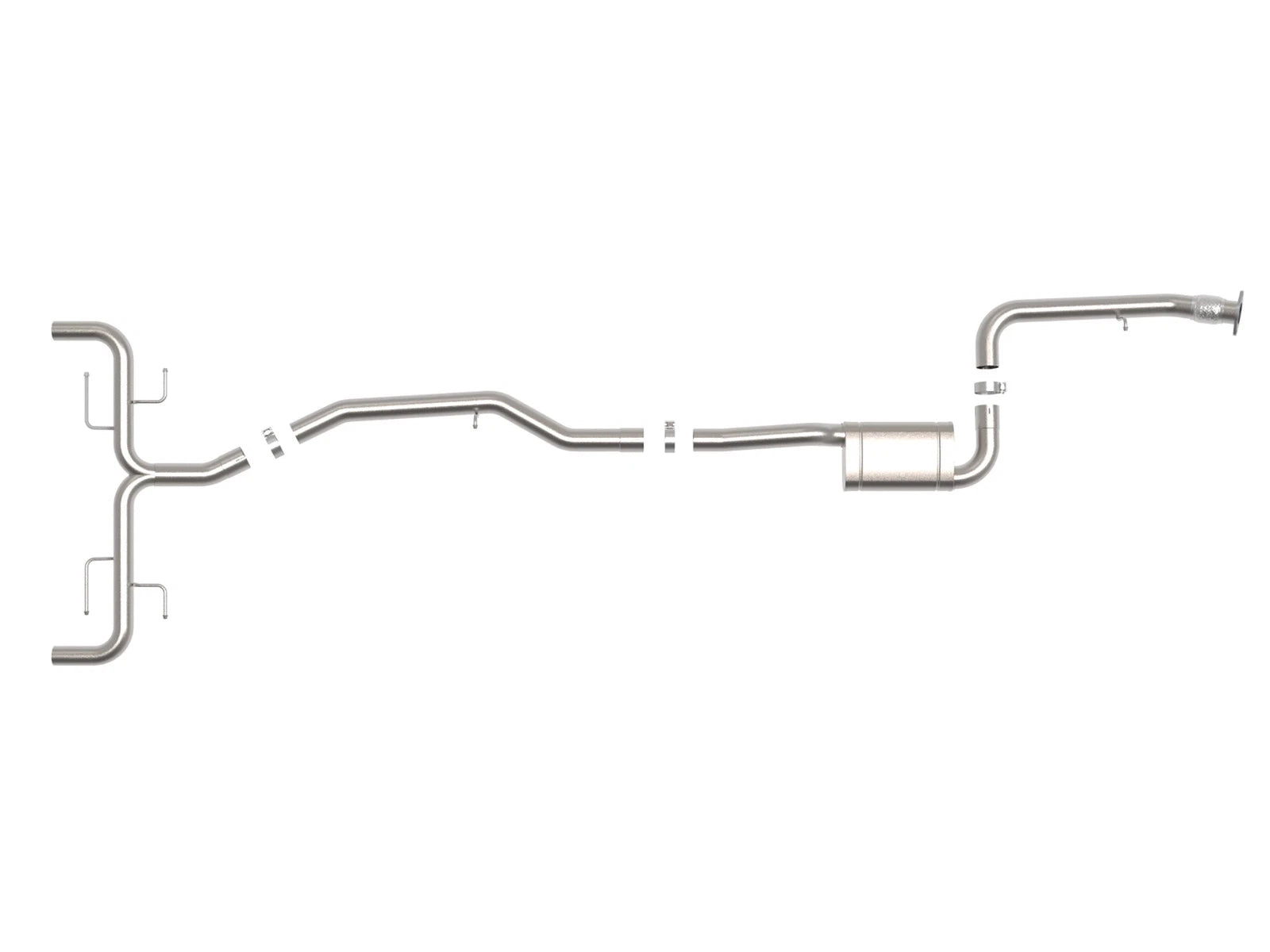 aFe 17-21 Alfa Romeo Giulia L4-2.0L (t) Mach Force-Xp 2in to 2-1/2in 304SS Cat-Back Exhaust