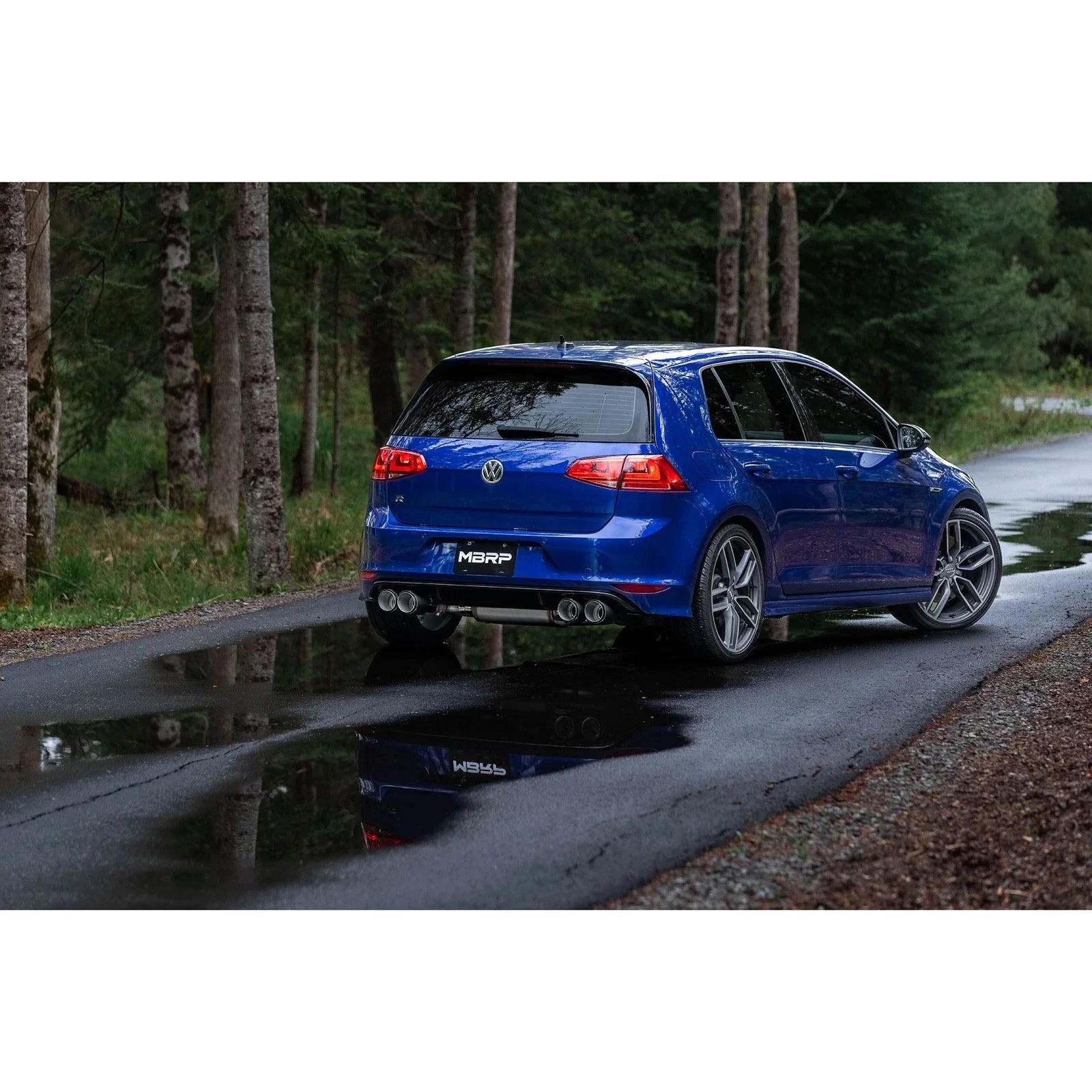 MBRP 15-19 VW Golf R 3 in Cat Back w/ 4 in OD Quad Carbon Fiber Tips - T304