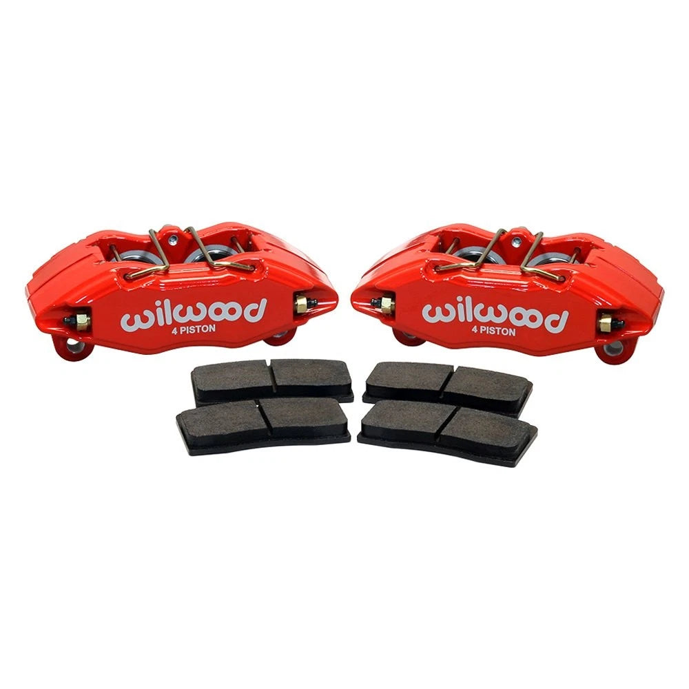 Wilwood DPHA Front Caliper & Pad Kit Red Honda / Acura w/ 262mm OE Rotor