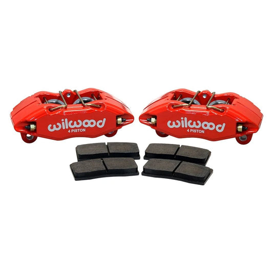 Wilwood DPHA Front Caliper & Pad Kit Red Honda / Acura w/ 262mm OE Rotor