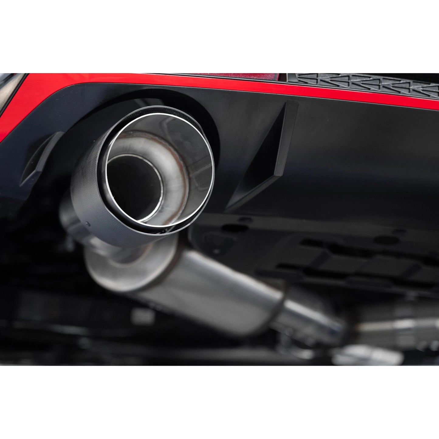 MBRP 22-23 Hyundai Elantra N 2.0L Turbo T304 5in OD CF Tips Dual Outlet 3in Cat Back Exhaust