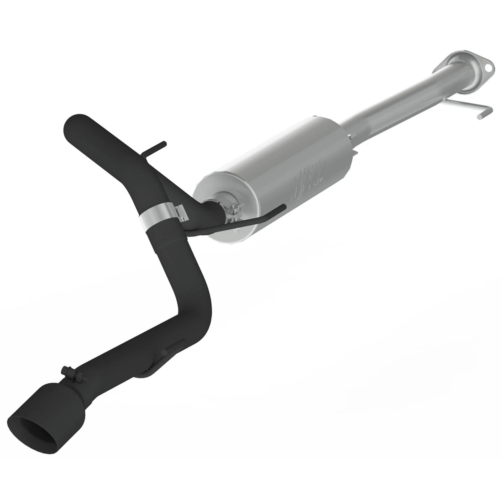 MBRP 10-18 Toyota 4 Runner BLK 4in O.D Tip Single Rear Exit 2.5in Cat Back Exhaust