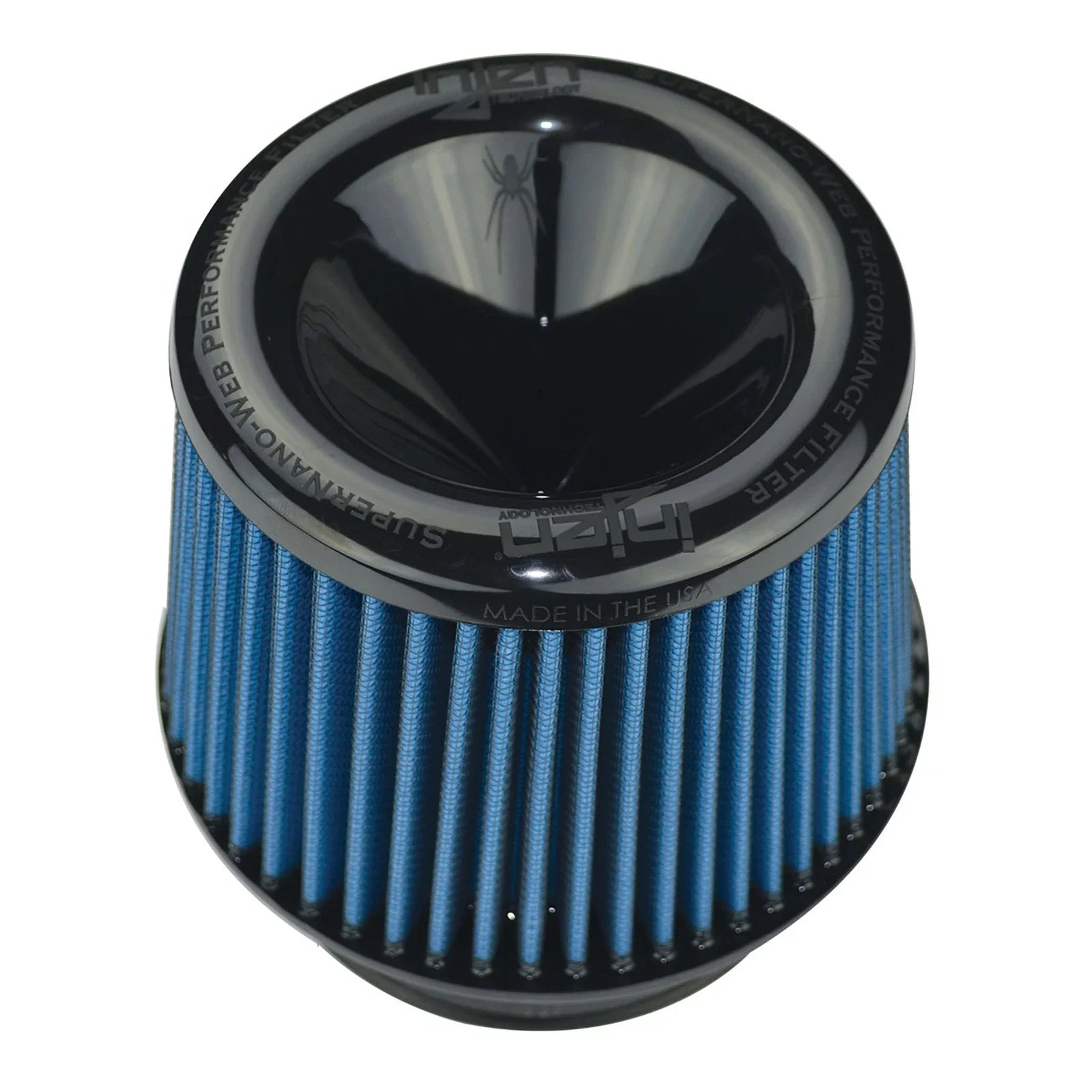 Injen AMSOIL Ea Nanofiber Dry Air Filter - 4.50 Filter 6.75 Base / 5 Tall / 5 Top