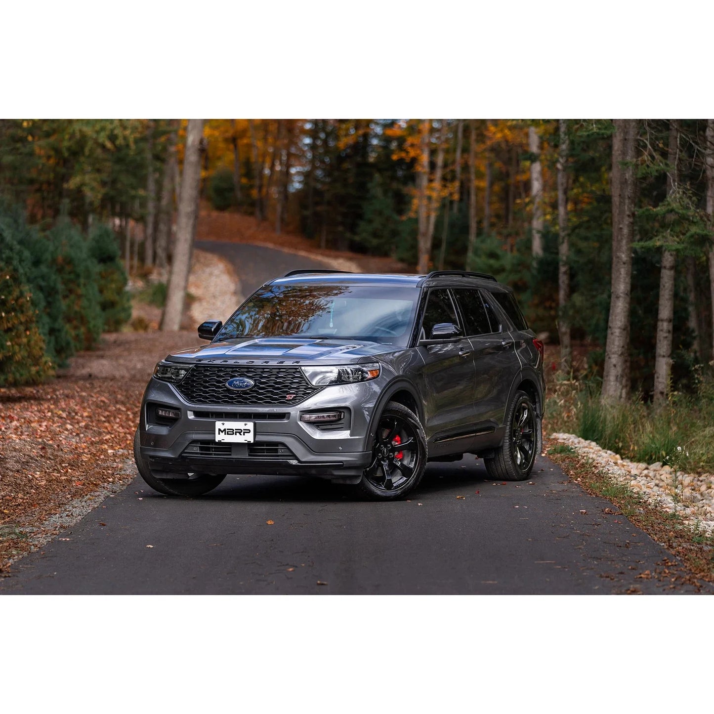 MBRP 20-21 Ford Explorer ST 3.0L EcoBoost Dual Rear Exit Axle Back w/ Quad Tip AL Exhaust System