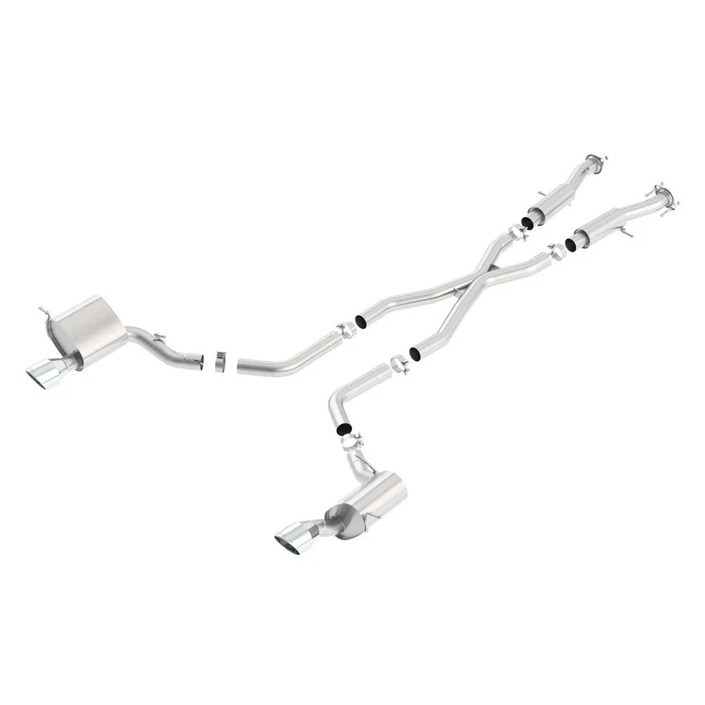 Borla 2015 Jeep Grand Cherokee SRT8 ATAK Dual Round Rolled Exit Catback Exhaust