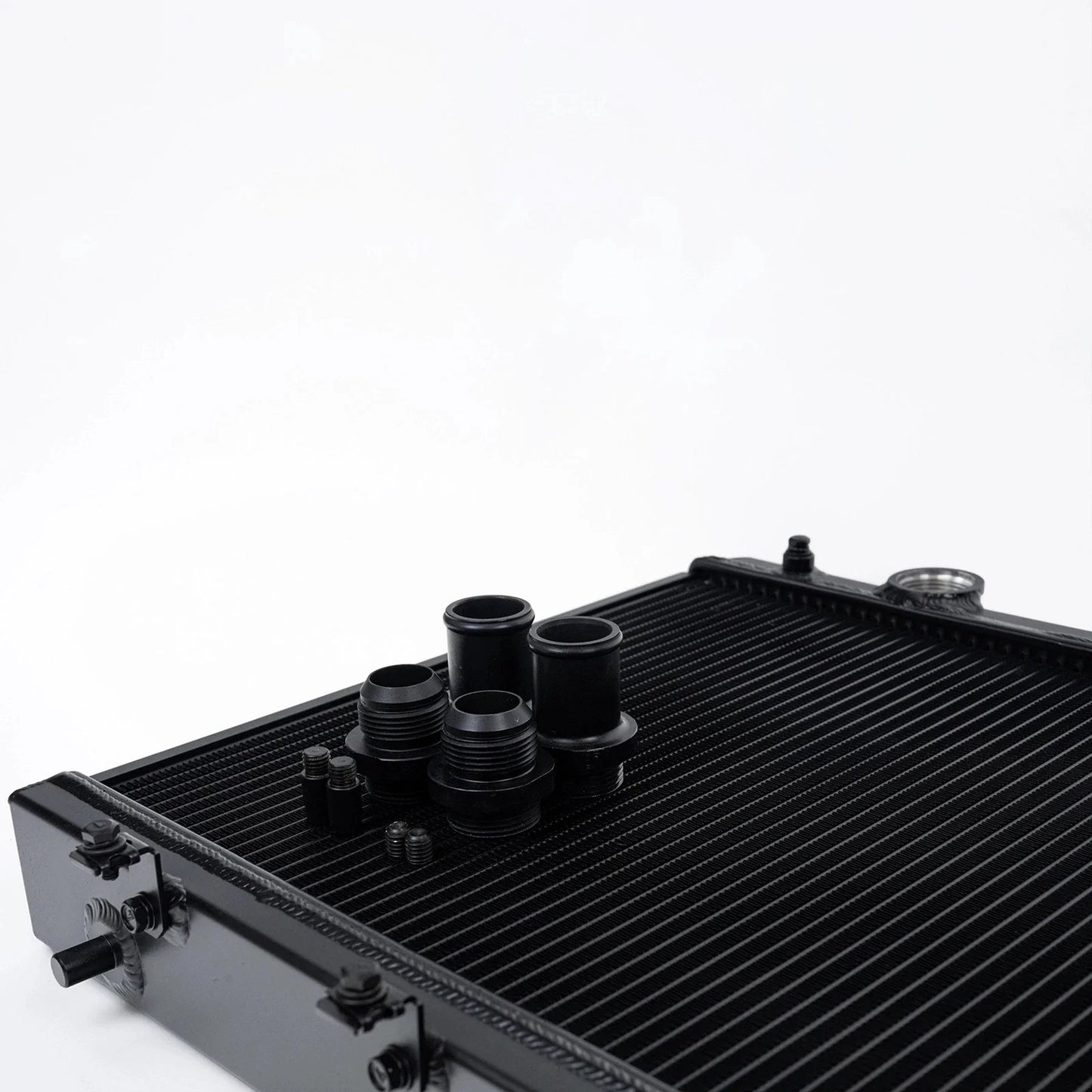 CSF 92-00 Honda Civic w/K-Swap V3 Radiator - Black Finish