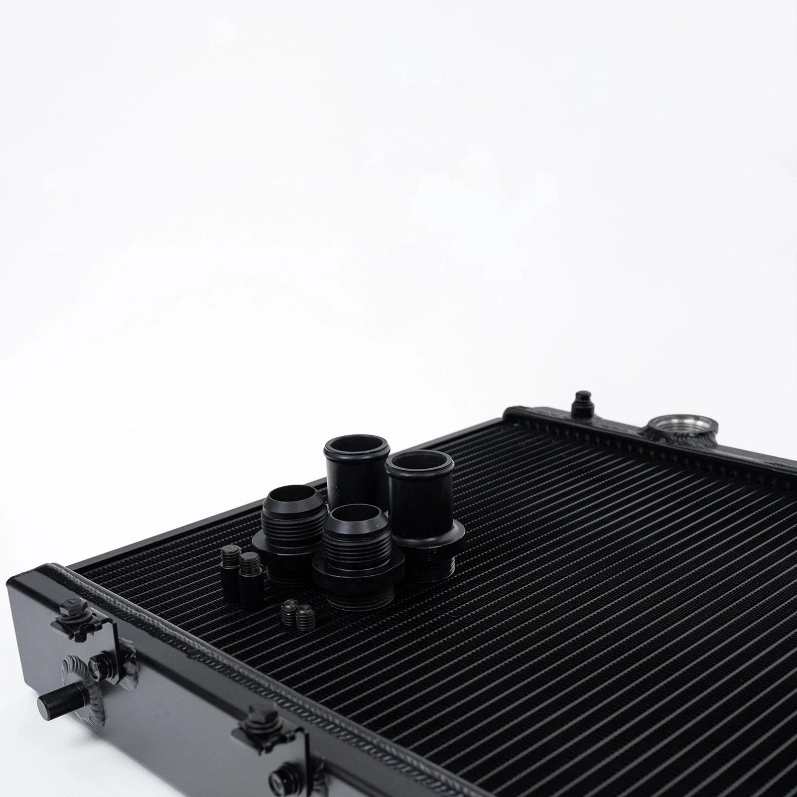 CSF 92-00 Honda Civic w/K-Swap V3 Radiator - Black Finish