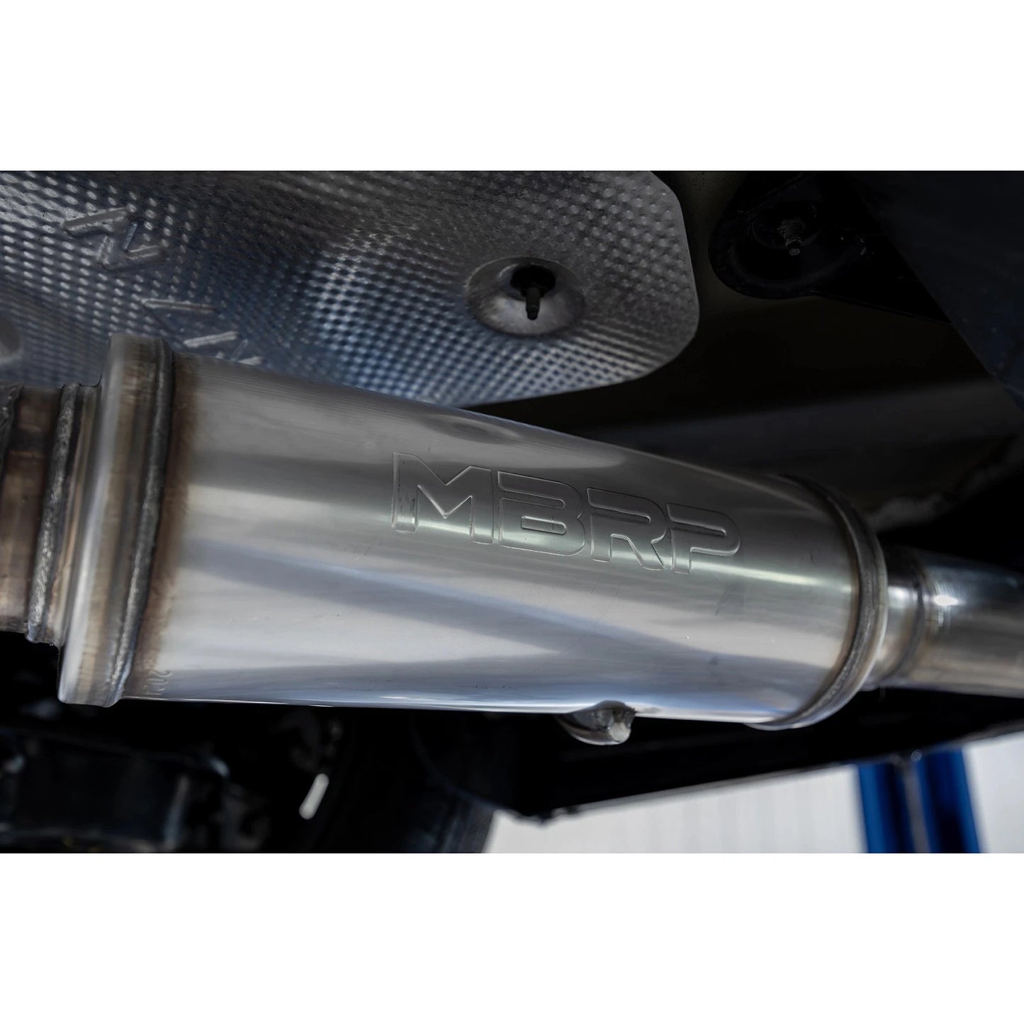 MBRP 21-24 Hyundai Elantra Aluminized Steel 3in Axle-Back Single Rear Exit with Dual Outlet Tip