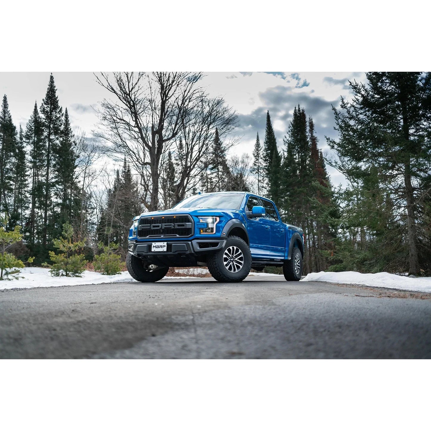 MBRP 17-20 Ford F-150 Raptor 3.5L Ecoboost Dual Rear Exit T409 3in Resonator Back Exhaust System