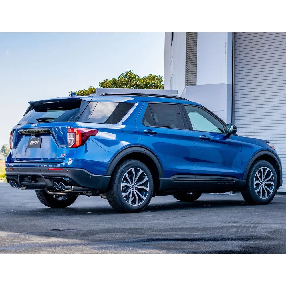 Borla 2020 Ford Explorer ST 3.0L V6 2.25in ATAK Exhaust - Chrome Tips