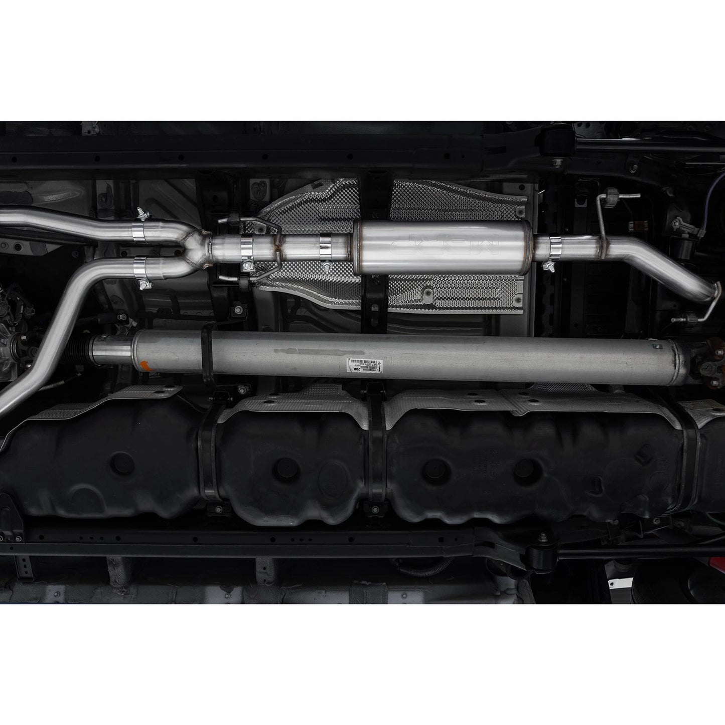 MBRP 2022 Toyota Tundra 3.5L Dual Cat-back 4in Single Side Exit Rolled Tip - Aluminized Steel