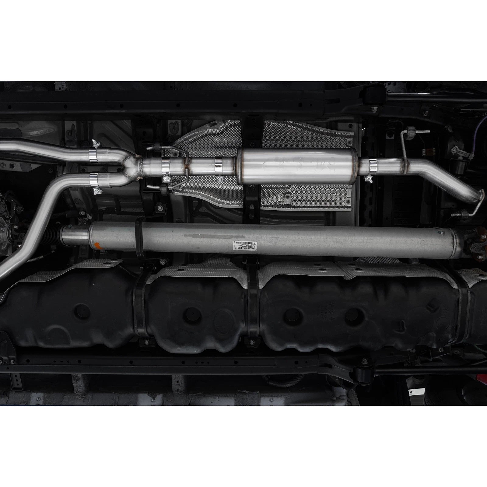 MBRP 2022 Toyota Tundra 3.5L Dual Cat-back 4in Single Side Exit Rolled Tip - Aluminized Steel