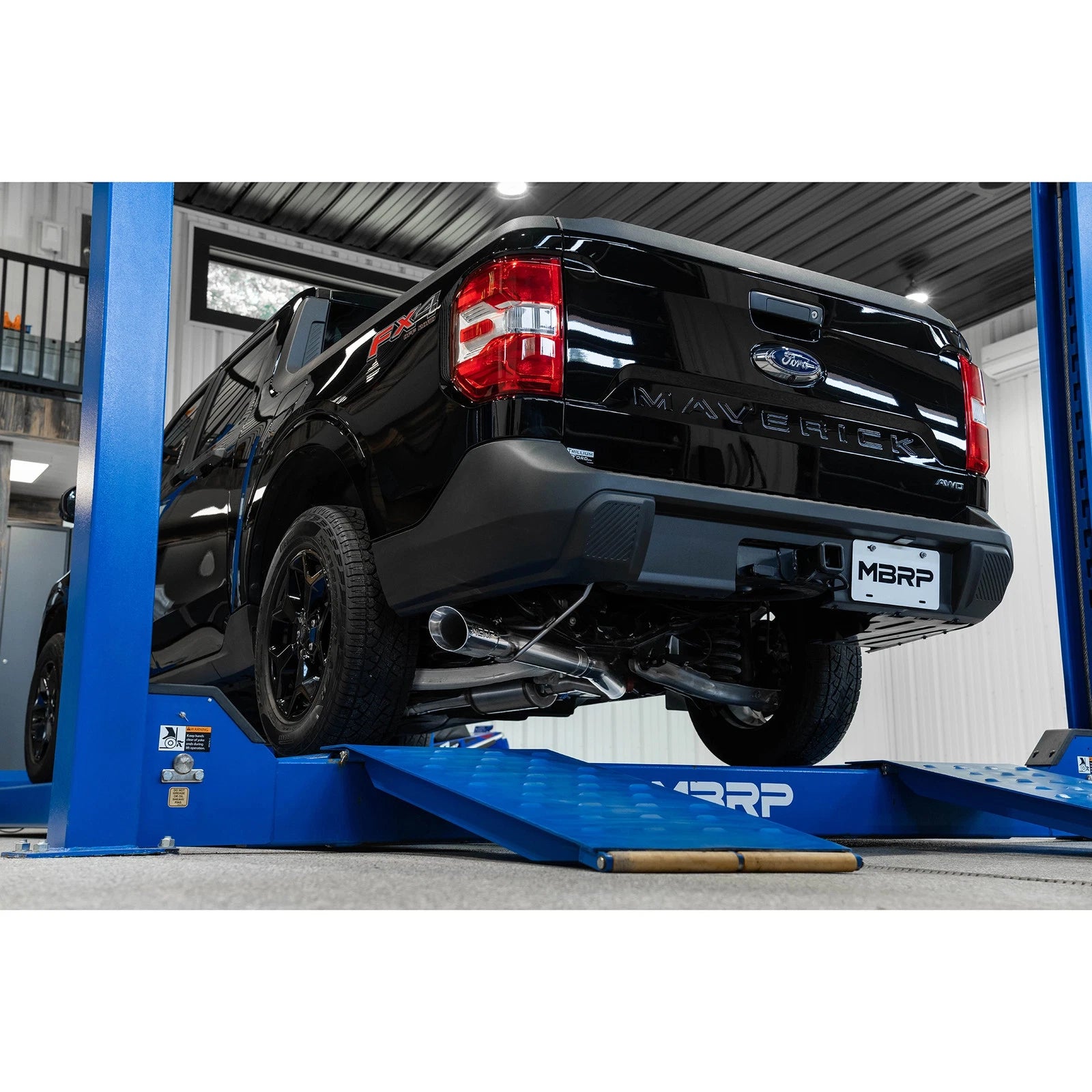 MBRP 2022+ Ford Maverick T304 4in OD Tip Single Side Exit 3in Cat Back Exhaust