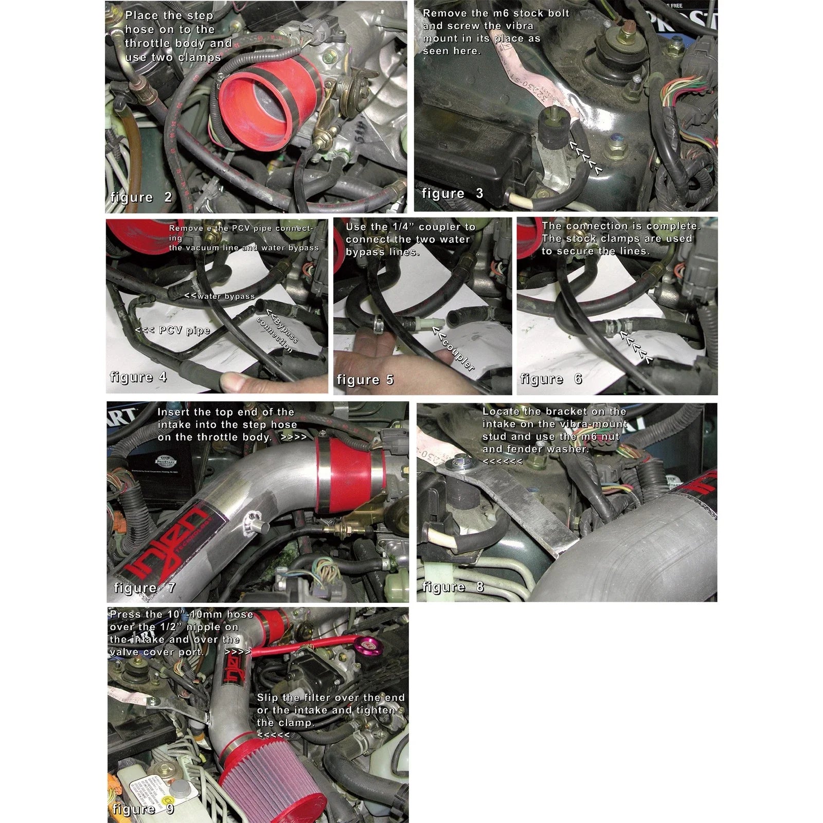 Injen 94-01 Acura Integra LS/RS L4 1.8L Black IS Short Ram Cold Air Intake