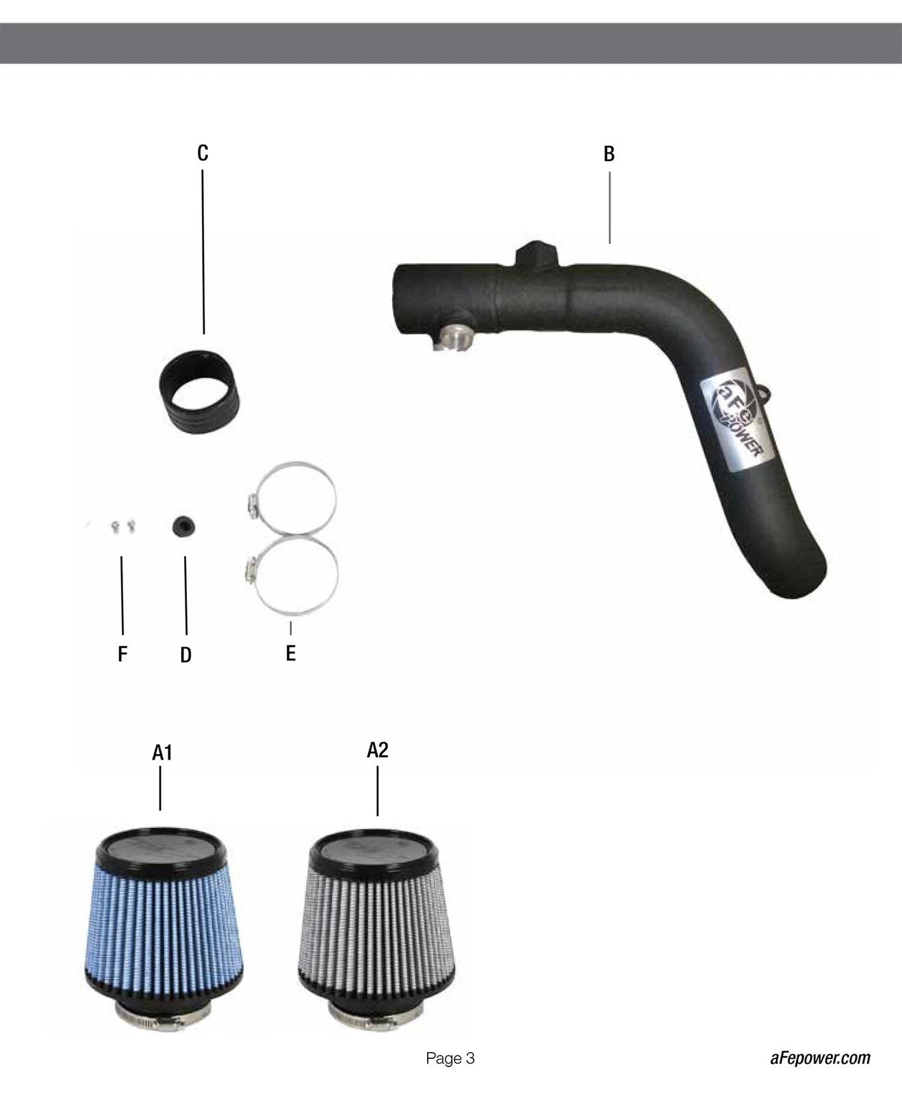 aFe MagnumFORCE Intake Stage-2 Pro 5R 06-08 VW Jetta/Golf/Rabbit (MKV) 2.5L