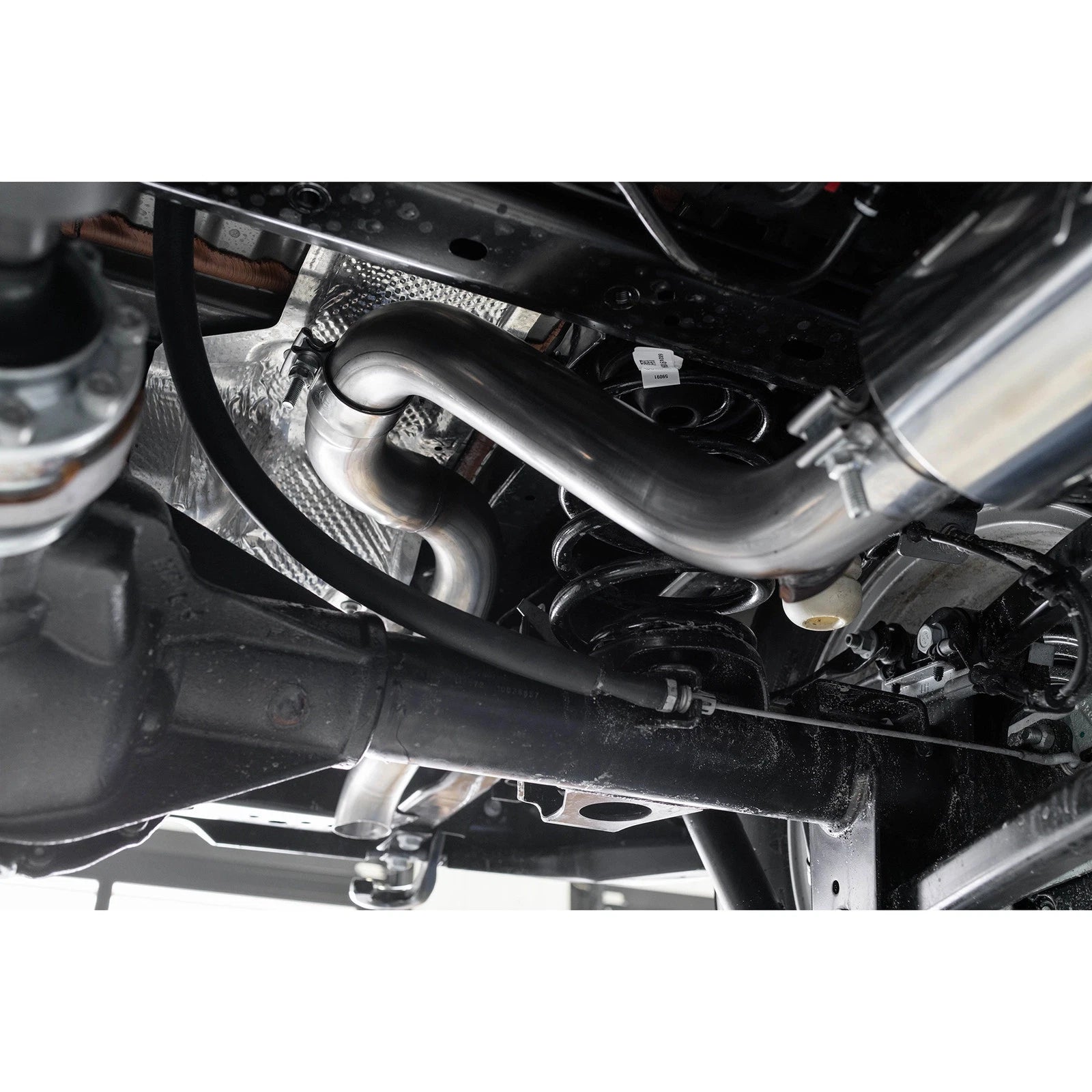 MBRP 18-20 Jeep Wrangler JL 2.5in Single Rear Exit Cat Back Exhaust - Aluminum