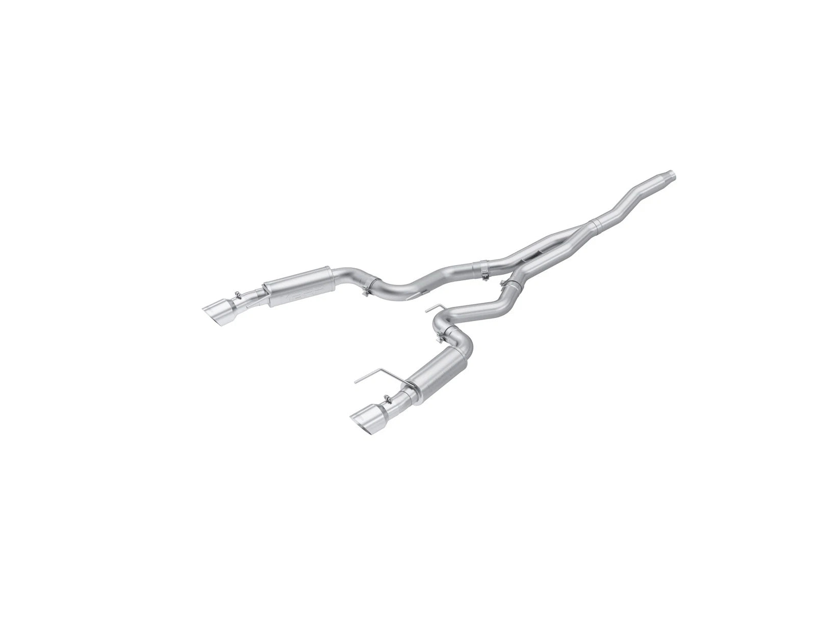 MBRP 15-18 Ford Mustang EcoBoost 2.3L T409 3in Cat Back Dual Split Rear Exit (Race Version)