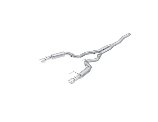 MBRP 15-18 Ford Mustang EcoBoost 2.3L T409 3in Cat Back Dual Split Rear Exit (Race Version)