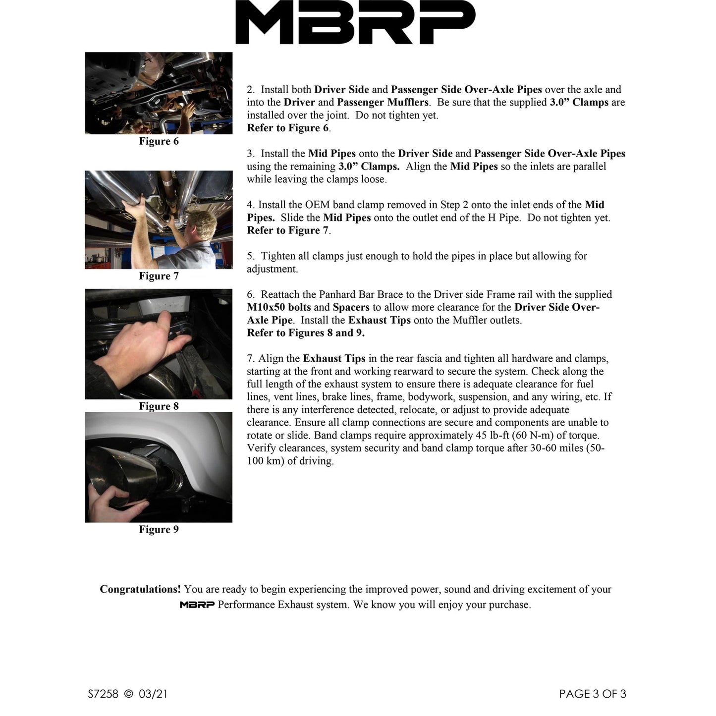 MBRP 11-14 Ford Mustang GT 5.0L Dual Split Rear Street Version T409 3in Cat Back Exhaust System