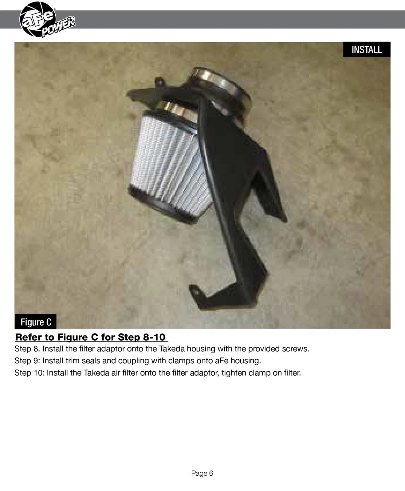 aFe Takeda Stage-2 Pro 5R Cold Air Intake System 15-17 Lexus RC 350 3.5L