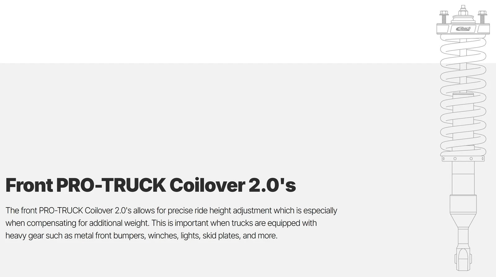 Eibach 24-26 Toyota Land Cruiser Stage 2R Pro-Lift Kit (Front Coilovers & Rear Shock/Springs)