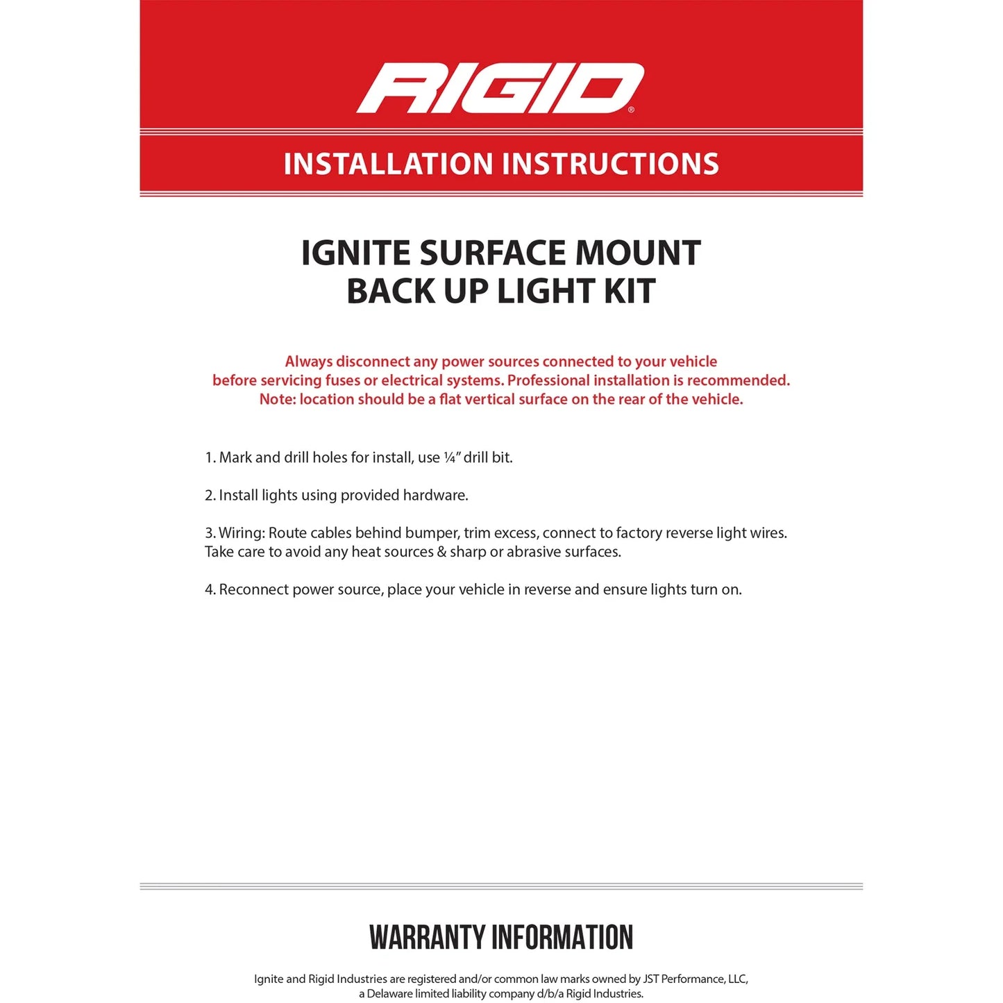 Rigid Industries Ignite Spot - SM - Black