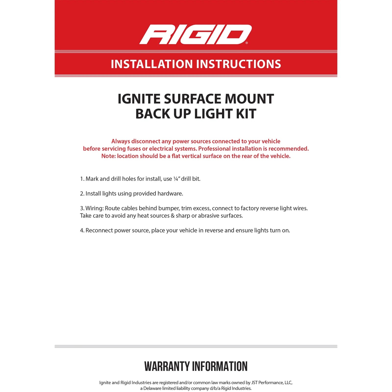 Rigid Industries Ignite Spot - SM - Black