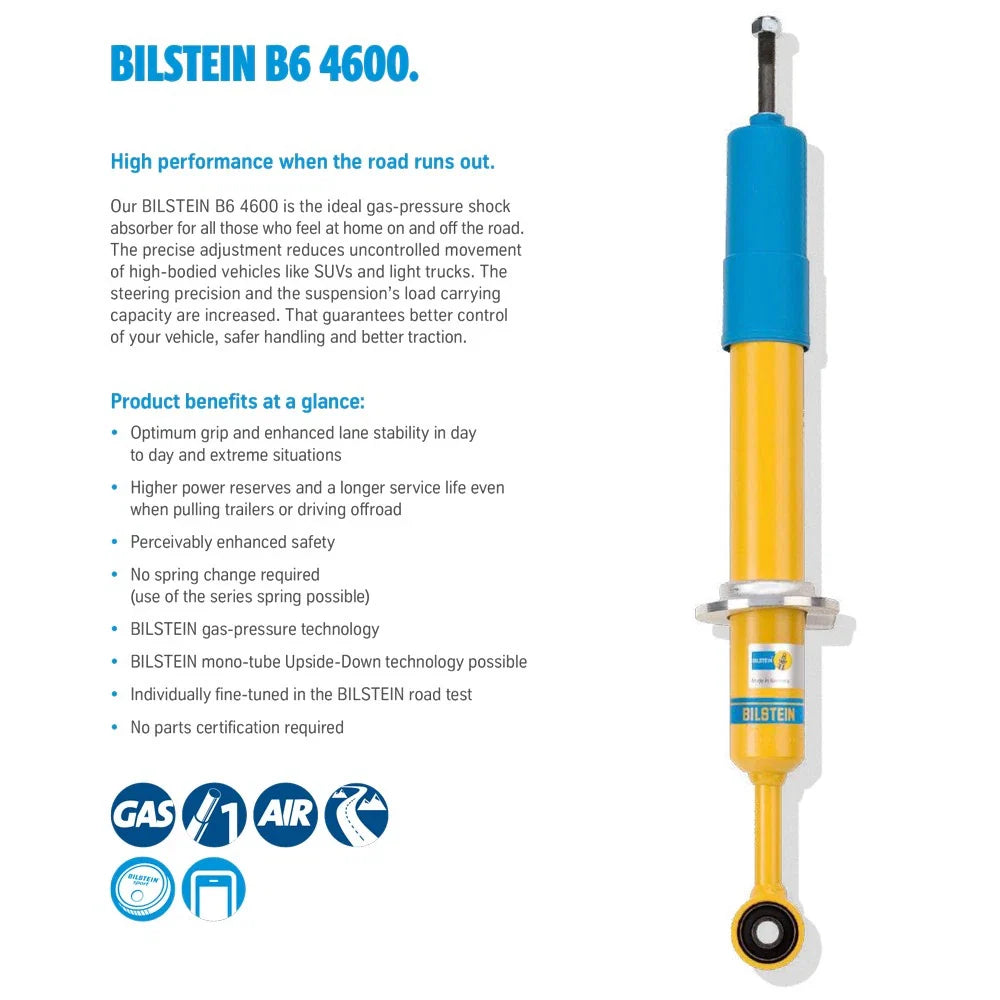 Bilstein B6 1994 Chevrolet Blazer Base 4WD Rear 46mm Monotube Shock Absorber