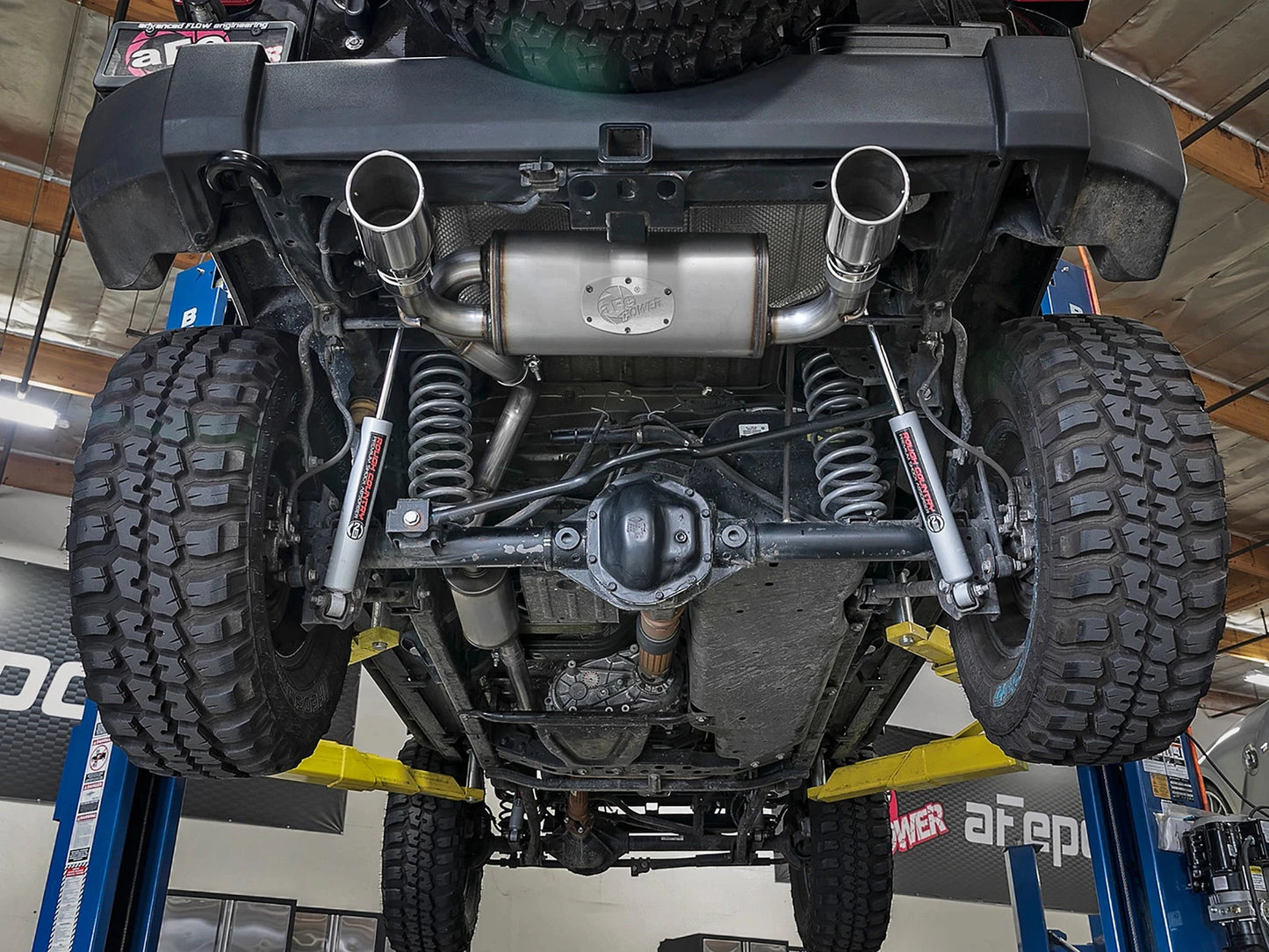 aFe Rebel Series 2.5in 409 SS Cat-Back Exhaust w/ Polished Tips 07+ Jeep Wrangler (JK) V6 3.6L/3.8L