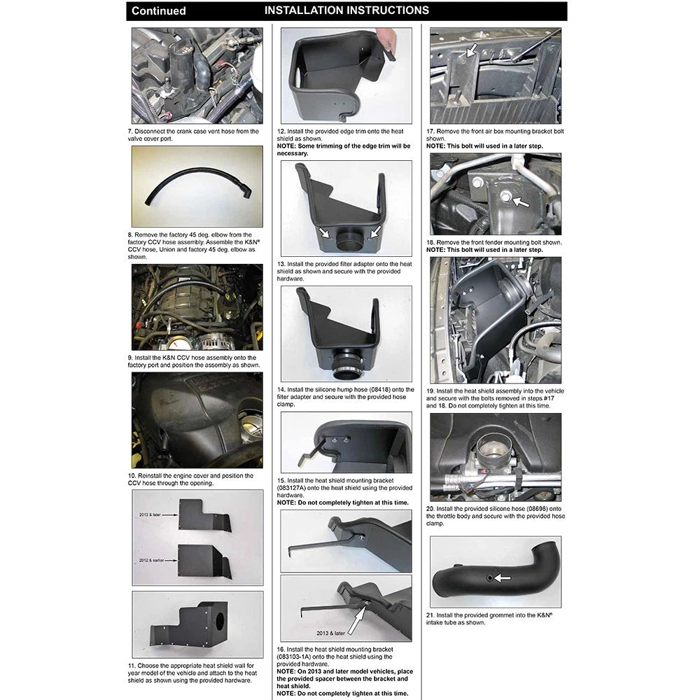 K&N 09-11 Dodge Ram 1500 V8 5.7L Performance Intake