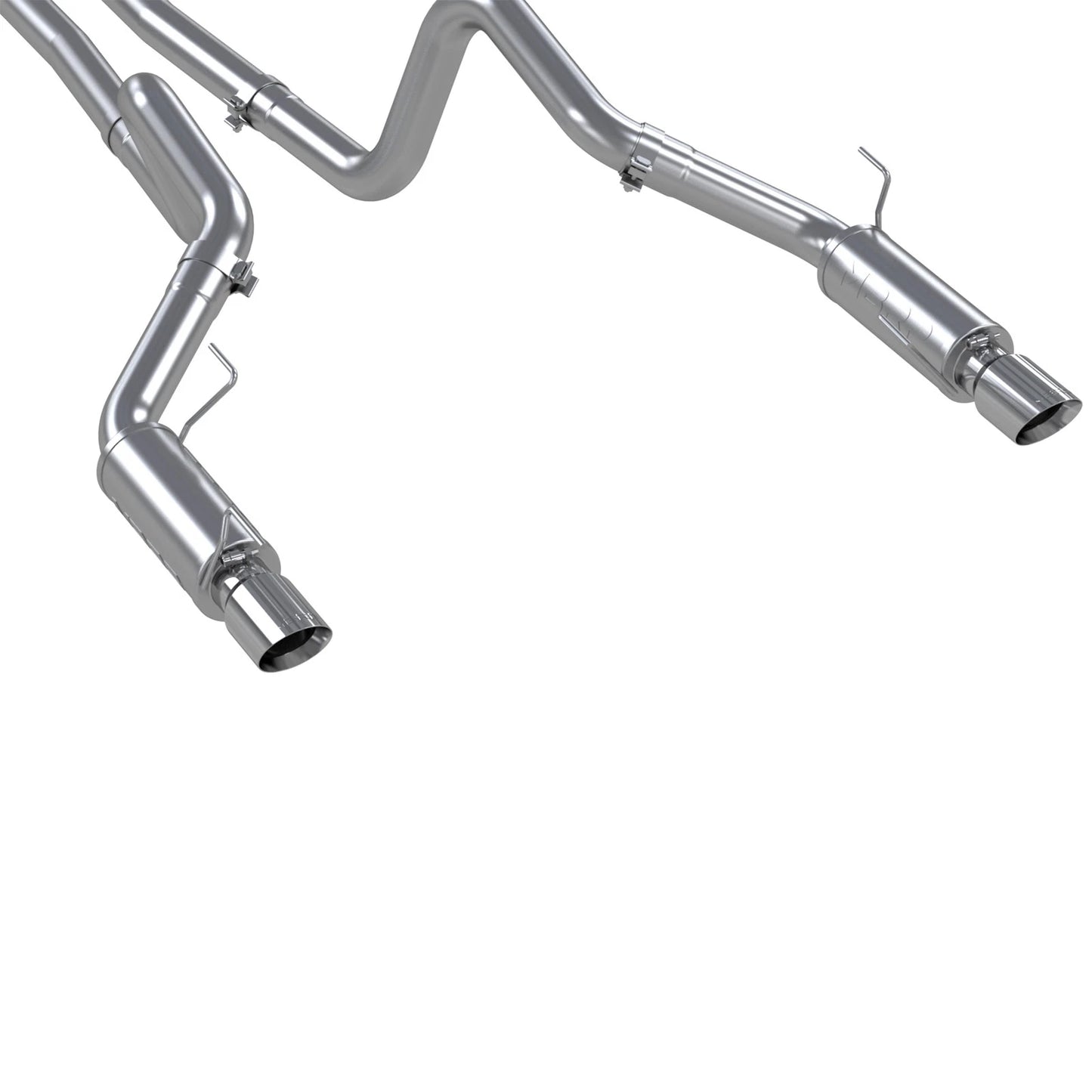 MBRP 05-09 Ford Shelby GT500 / GT Dual Split Rear Race Version, T409 4in Tips Exhaust System