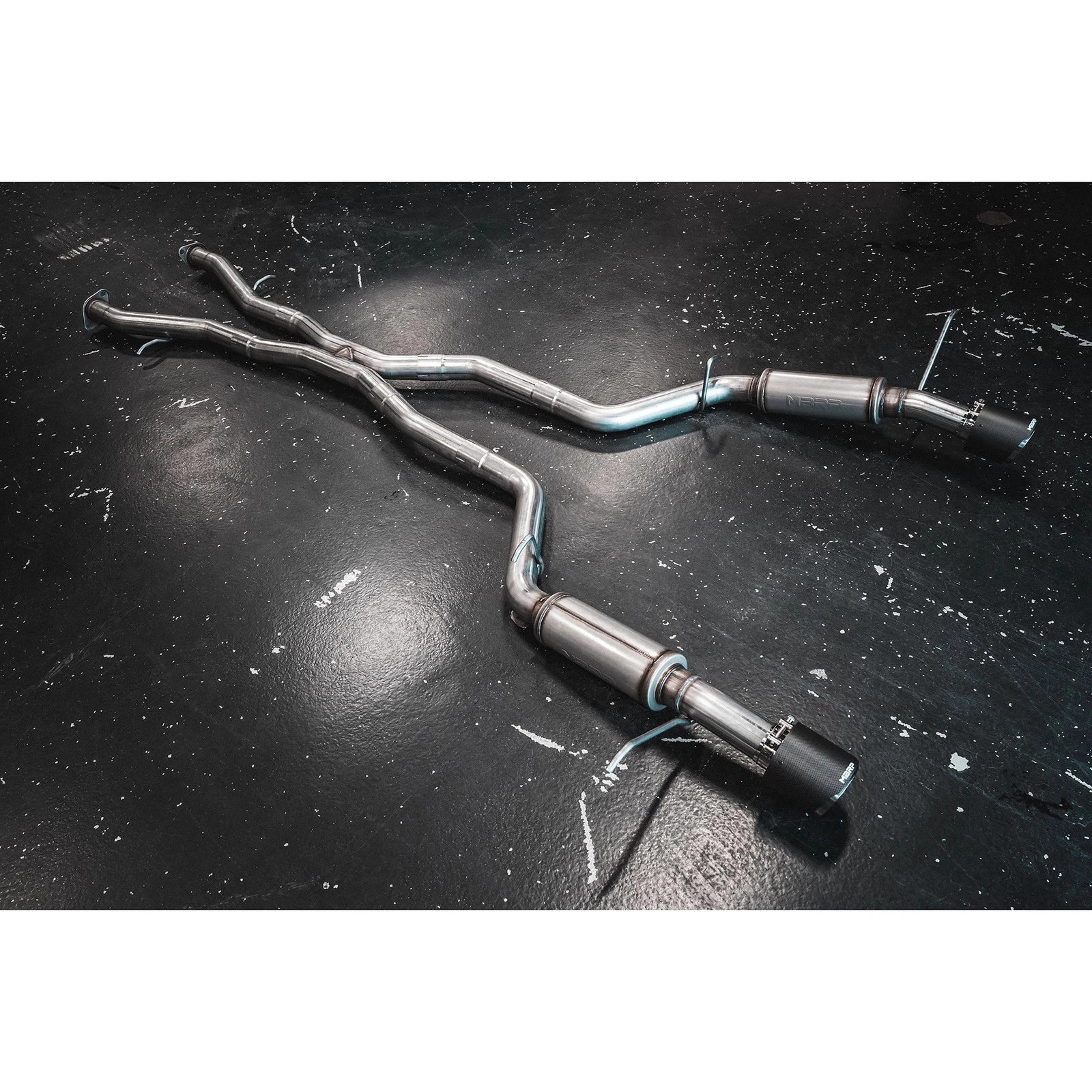 MBRP 18-23 Dodge Durango SRT 6.4L Armor Pro T304 SS 3in Cat Back Exhaust Dual Rear Exit w/ CF Tips
