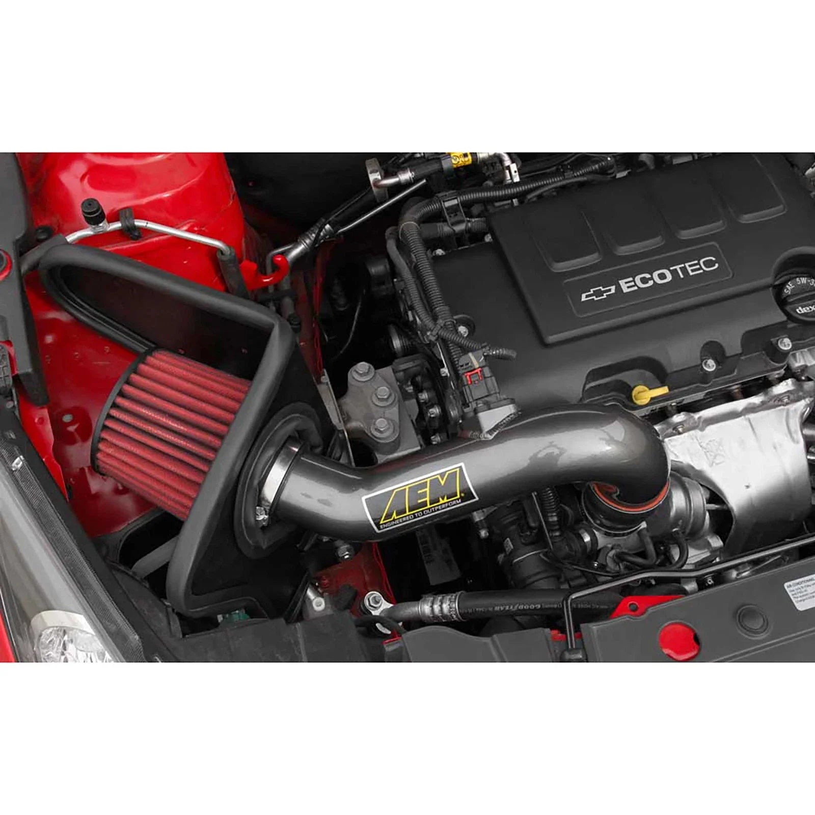 AEM 2011-2014 Chevrolet Cruze 1.4L - Cold Air Intake System - Gunmetal Gray