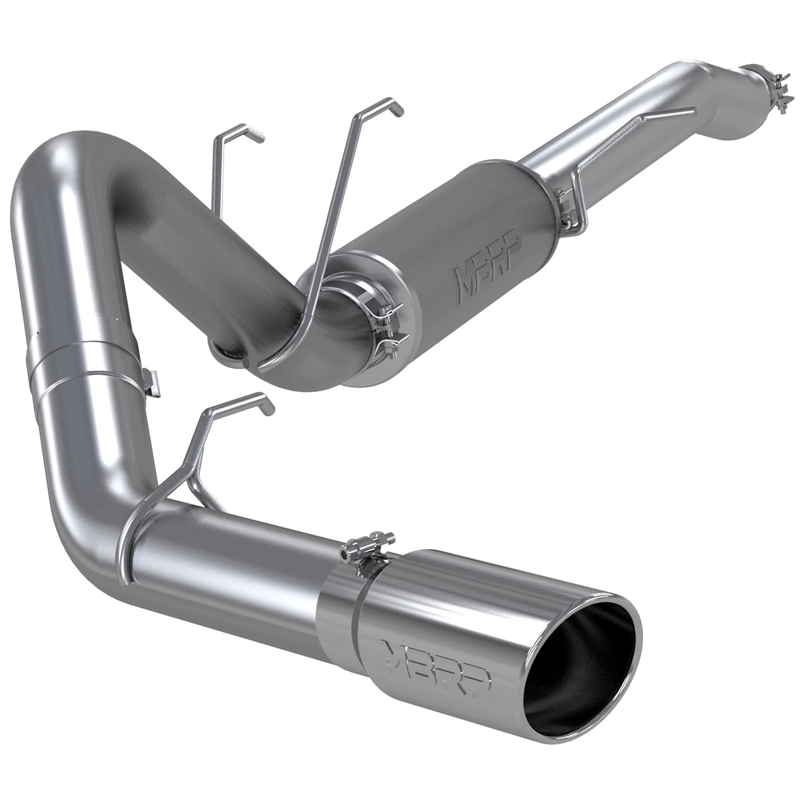 MBRP 2017+ Ford F-250/F-350 6.2L/7.3L Super/Crew Cab Single Side 4in T304 Catback Exhaust