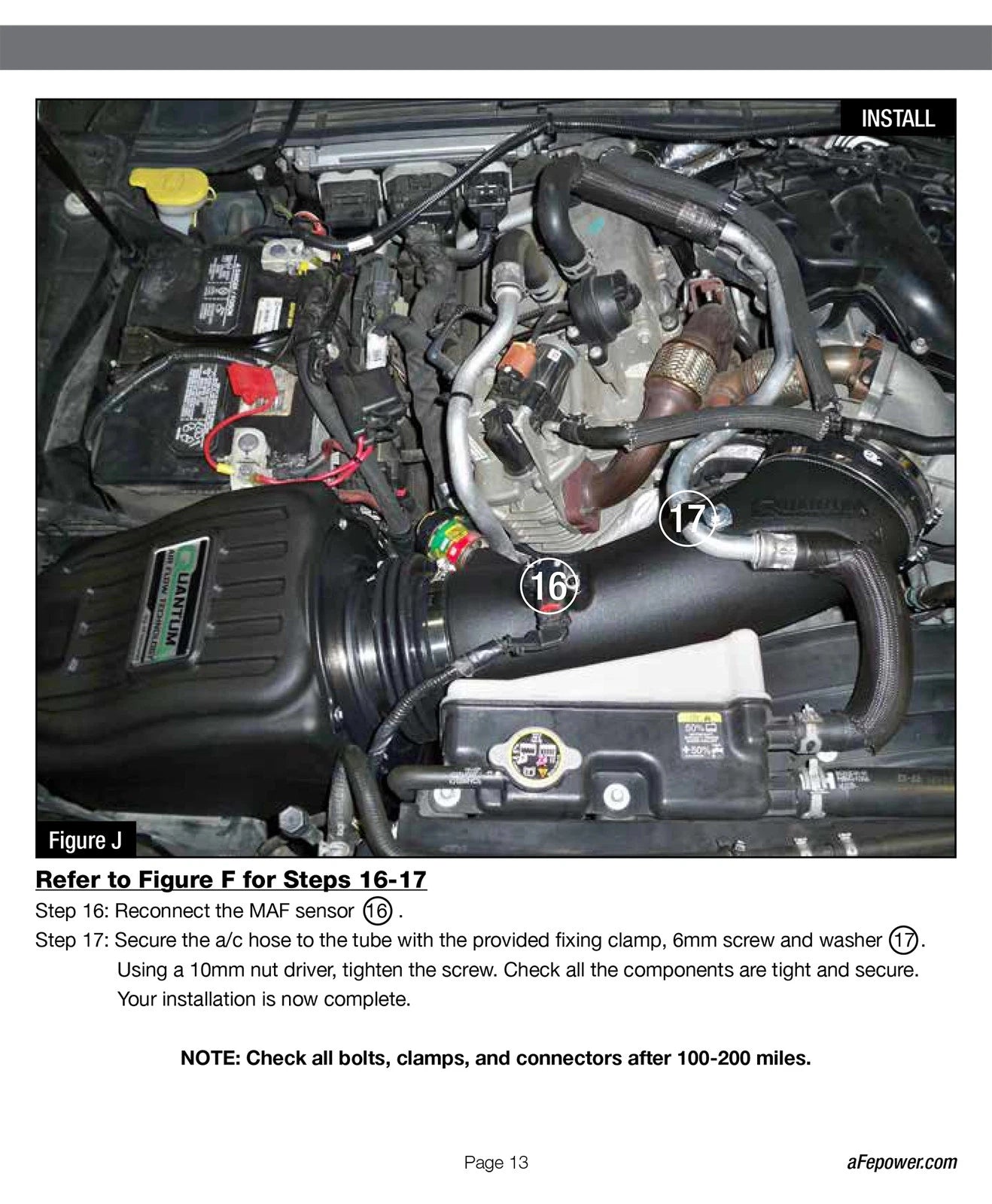 aFe Quantum Pro DRY S Cold Air Intake System 11-16 Ford Powerstroke V8-6.7L - Dry