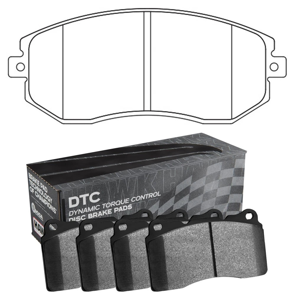 Hawk 13 Subaru BRZ/13 Legacy 2.5i / 13 Scion FR-S DTC-60 Front Race Brake Pads
