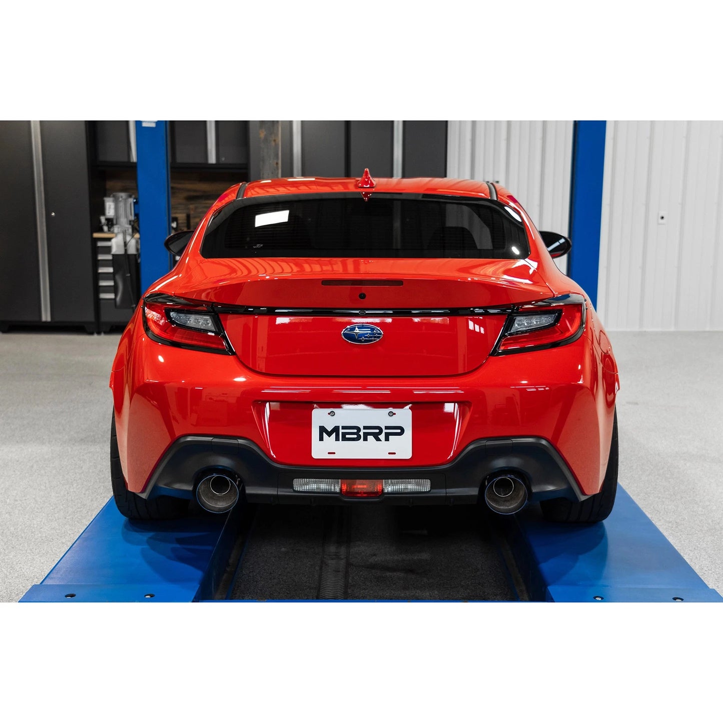 MBRP 2022 Subaru BRZ 2.4L/Toyota GR86 2.4L 2.5in Dual Split Rear Exit w/5in OD Burnt End Tips - T304
