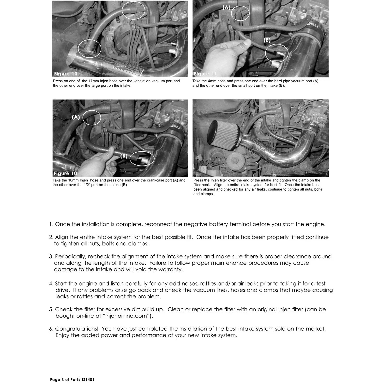 Injen 91-95 Legend (non-TCS equipped vehicles) Polished Short Ram Intake