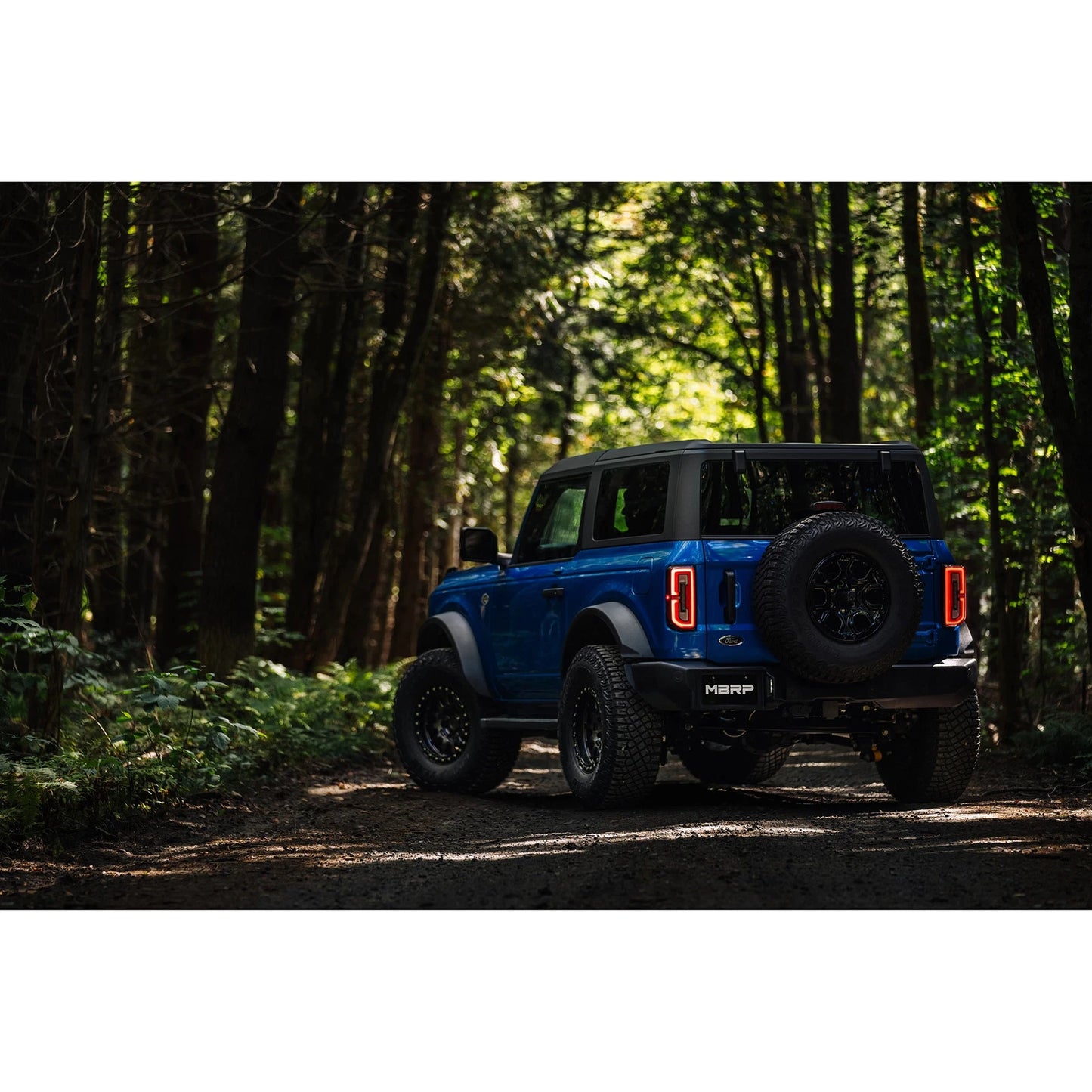 MBRP 2021-2023 Ford Bronco 2.3L/2.7L Stainless Steel 3in Cat-Back, Single High Clearance Rear Exit