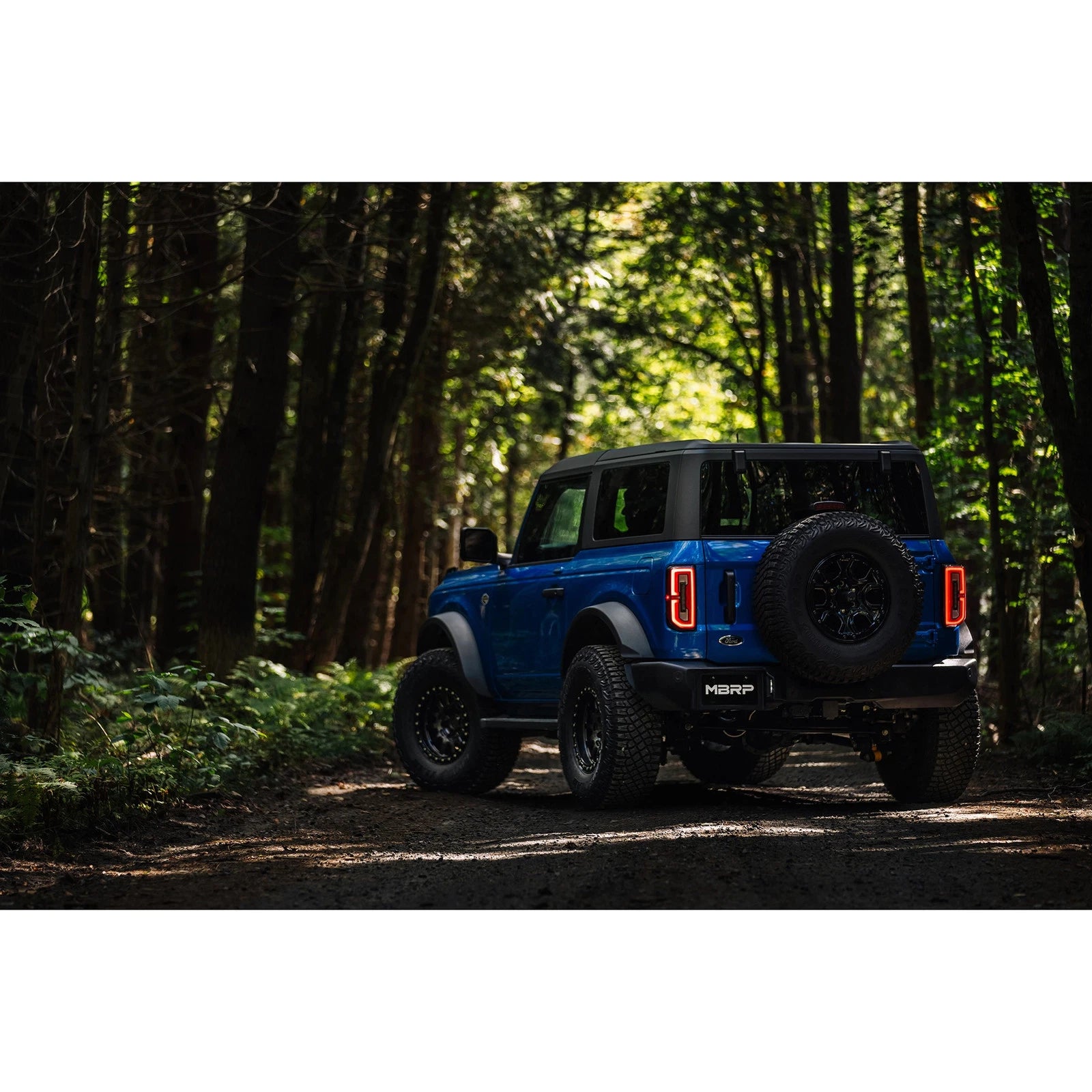 MBRP 2021-2023 Ford Bronco 2.3L/2.7L Stainless Steel 3in Cat-Back, Single High Clearance Rear Exit