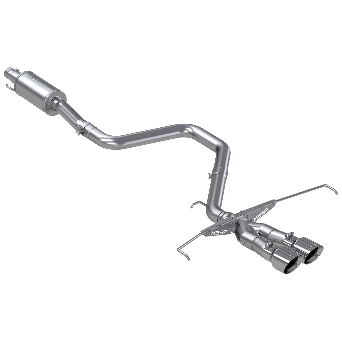 MBRP 2019+ MBRP Hyundai Veloster Turbo Cat Back - Aluminized