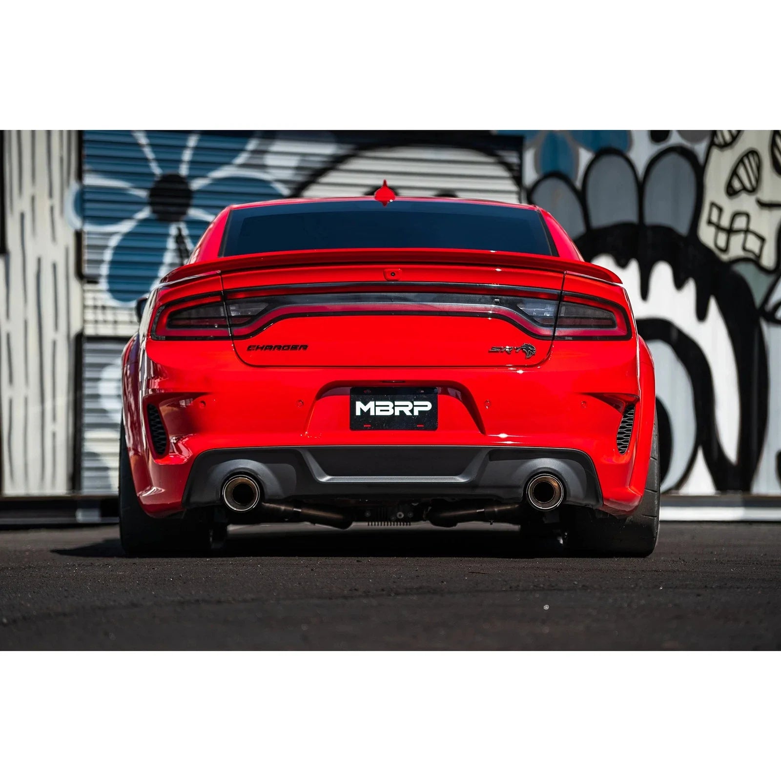 MBRP 17-21 Charger 5.7L/6.2L/6.4L 3in Race Profile Cat-Back w/Dual Carbon Fiber Tips T304 SS Exhaust